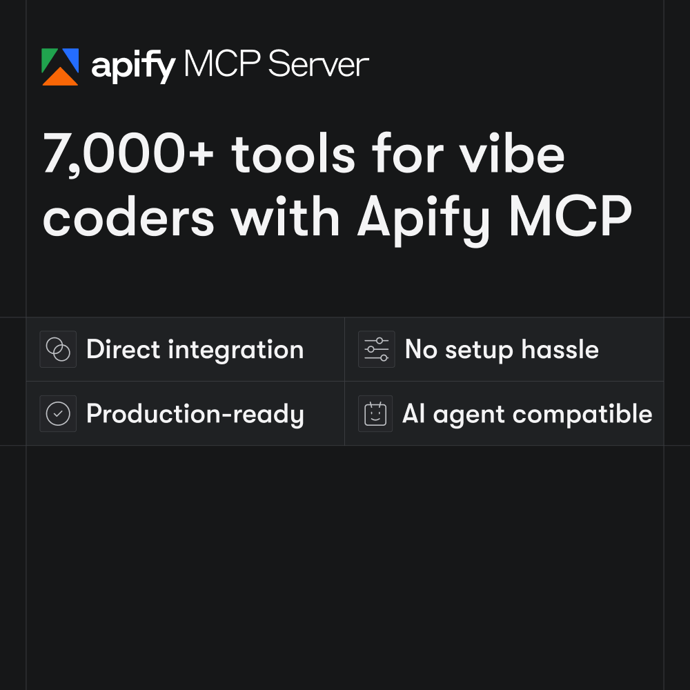 Apify MCP server