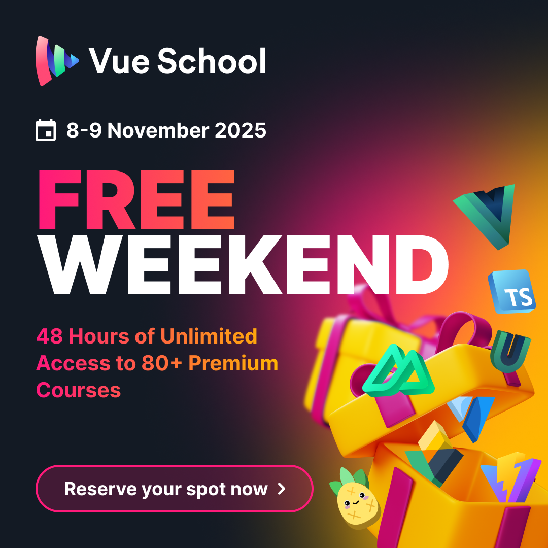 Free Vue.js courses | 48 hours only!