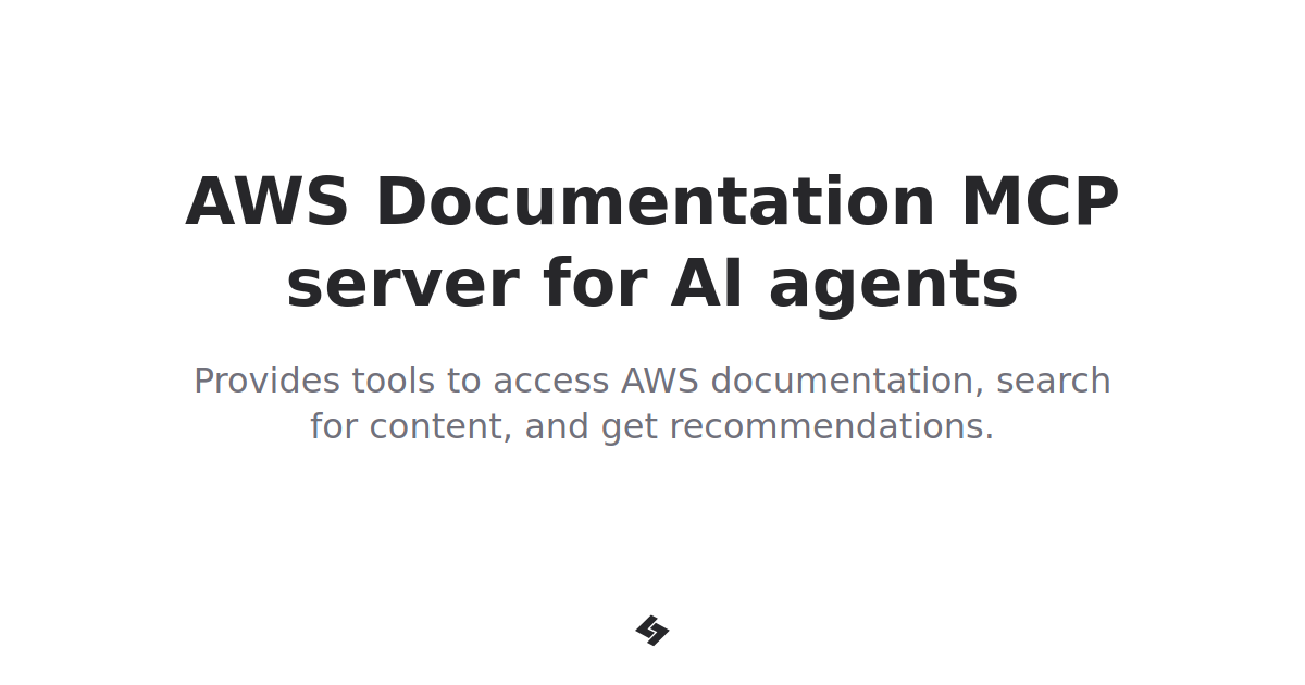 Aws documentation mcp server for ai agents