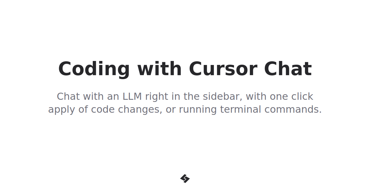 Coding with Cursor Chat